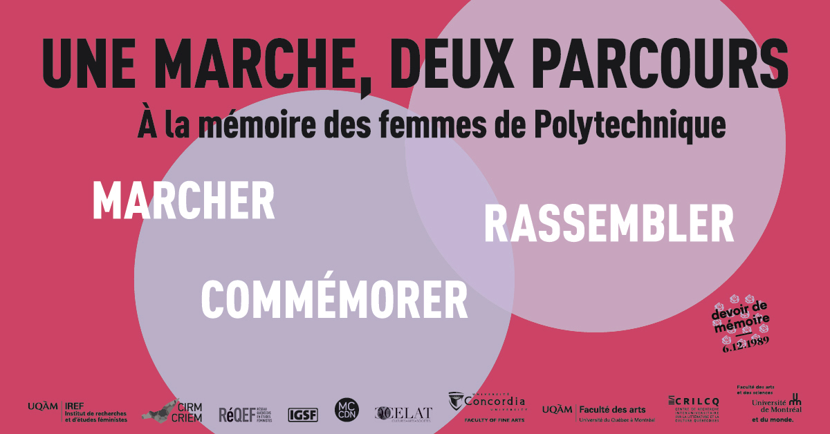 Une marche, deux parcours : À la mémoire des femmes de Polytechnique