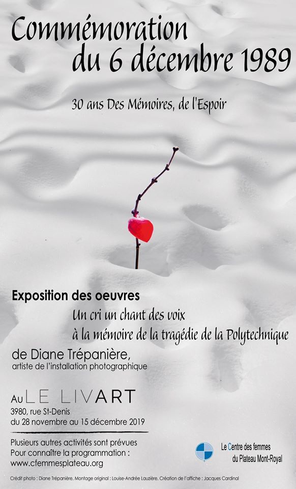 Commémoration du 6-décembre-1989 30 ans Des mémoires, de L’Espoir