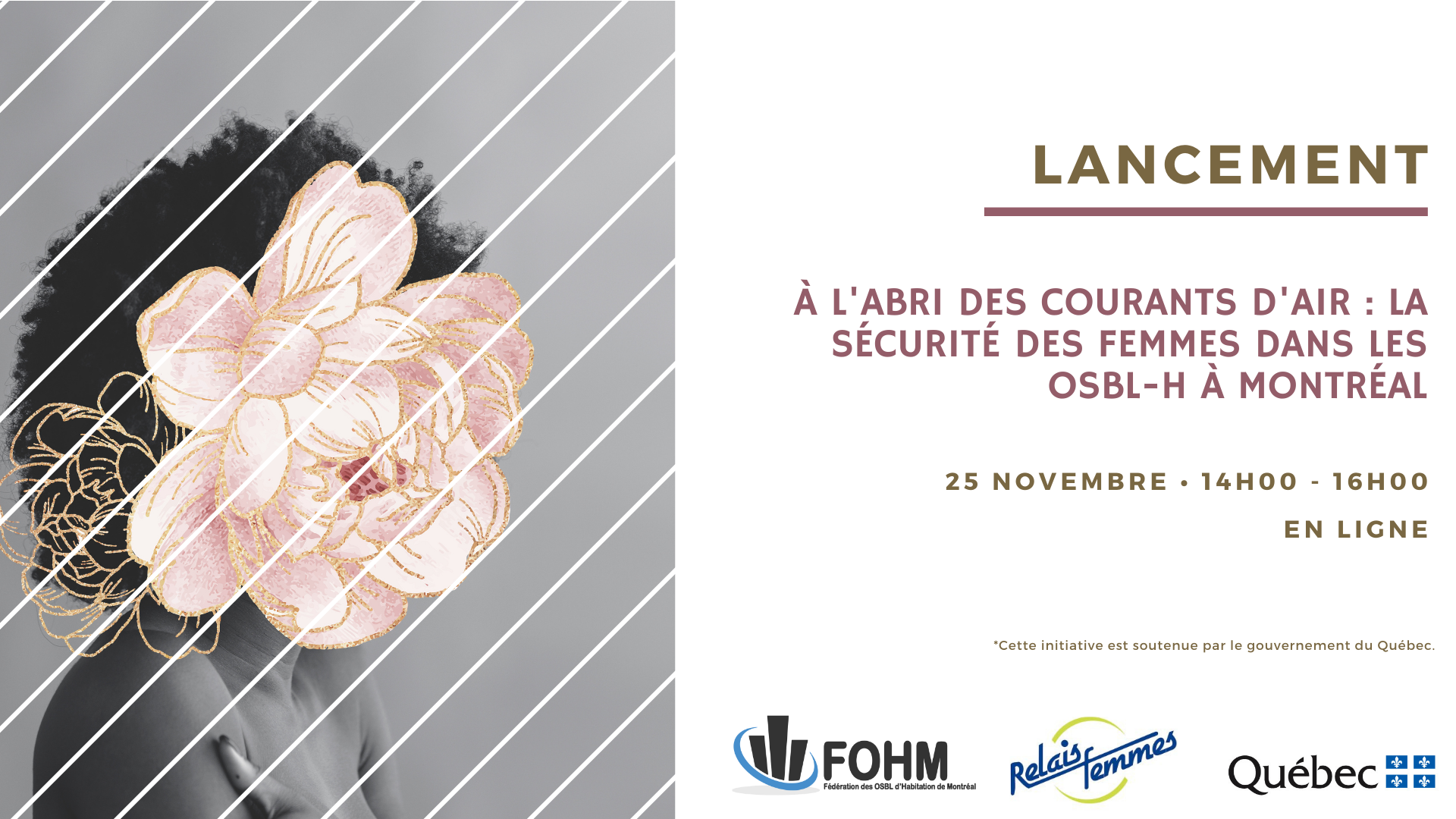 Lancement : À l'abri des courants d'airs, la sécurité des femmes dans les OSBL d'habitation pour personnes seules à Montréal