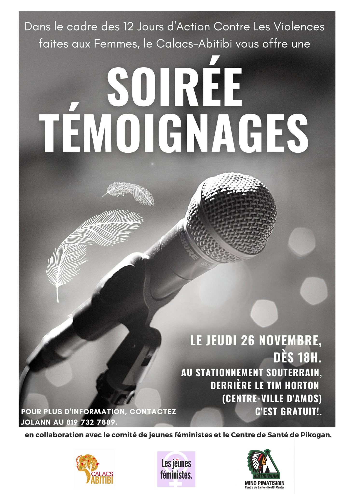 Soirée témoignages